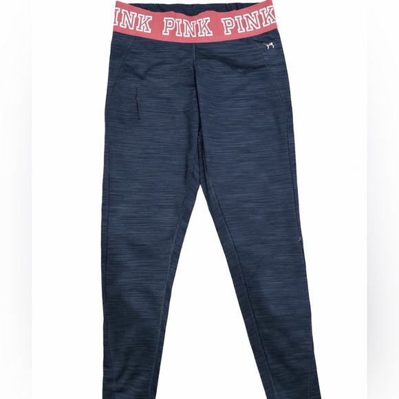 PINK Victoria's Secret Navy Heathered Seamless high-rise leggings - Picture 4 of 6